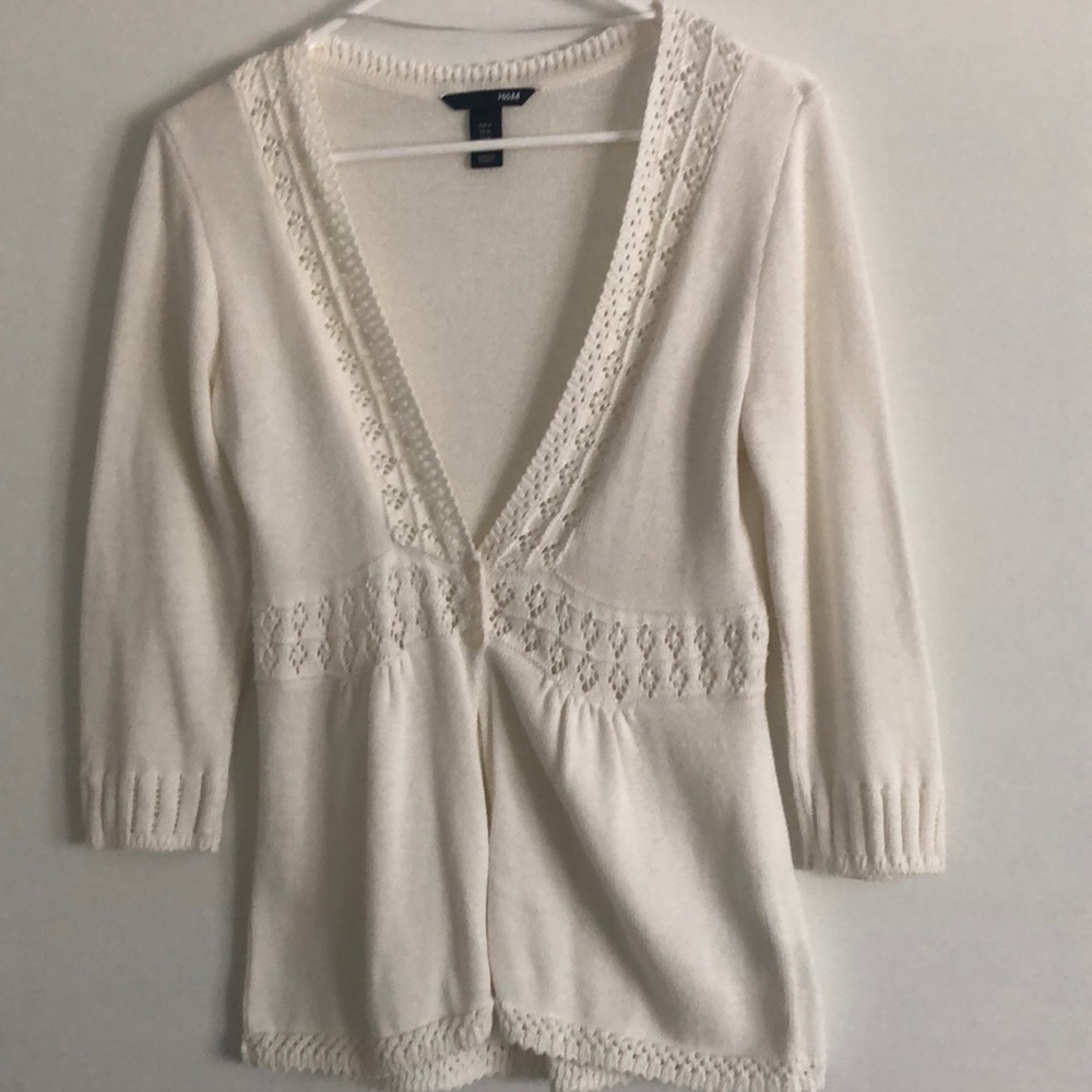 Cream cardigan